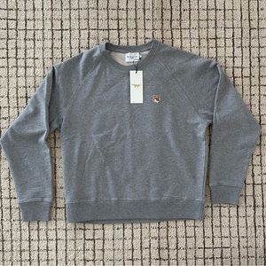 Maison Kitsune - FOX HEAD PATCH ADJUSTED SWEATSHIRT XL